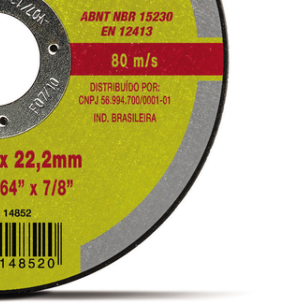 DISCO CORTE INOX 115X1,0X22,2MM STARRETT