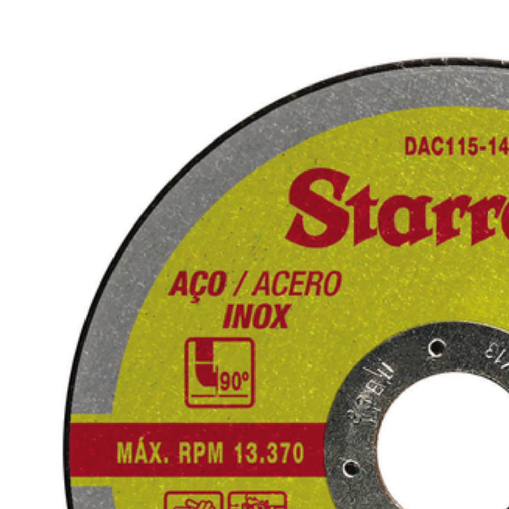 DISCO CORTE INOX 115X1,0X22,2MM STARRETT